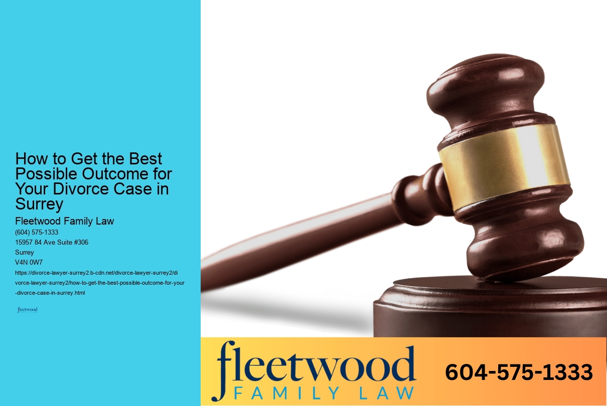 How to Get the Best Possible Outcome for Your Divorce Case in Surrey 